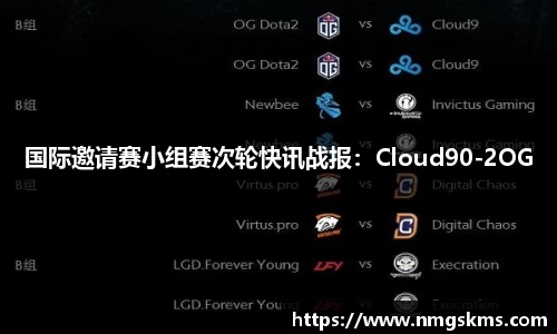 国际邀请赛小组赛次轮快讯战报：Cloud90-2OG